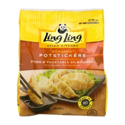 Ling Ling Asian Kitchen Pork Vegetables Dumplings