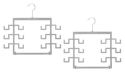 Whitmor Concepts Slim Tank Top Hangers, Small/2 Pack, Grey