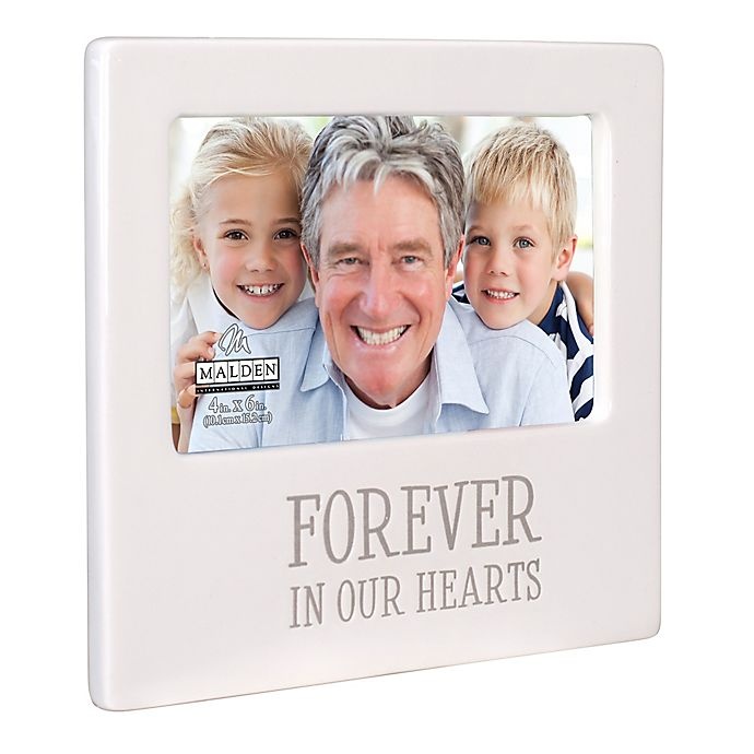 slide 2 of 2, Malden Forever In Our Hearts Picture Frame - White, 4 in x 6 in