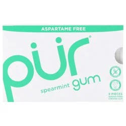 PUR Sugar-Free Spearmint Gum 9 Each