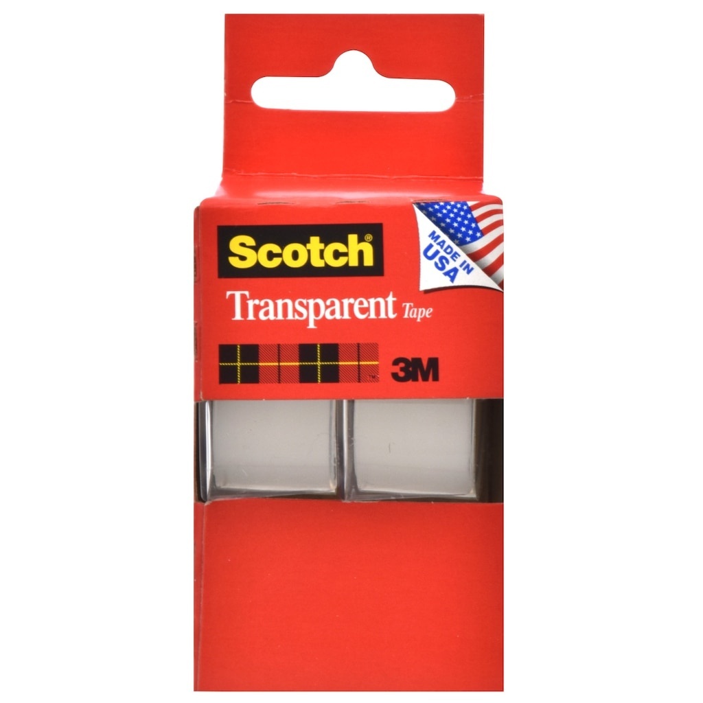 slide 1 of 1, Scotch Transparent Tape, 2 ct