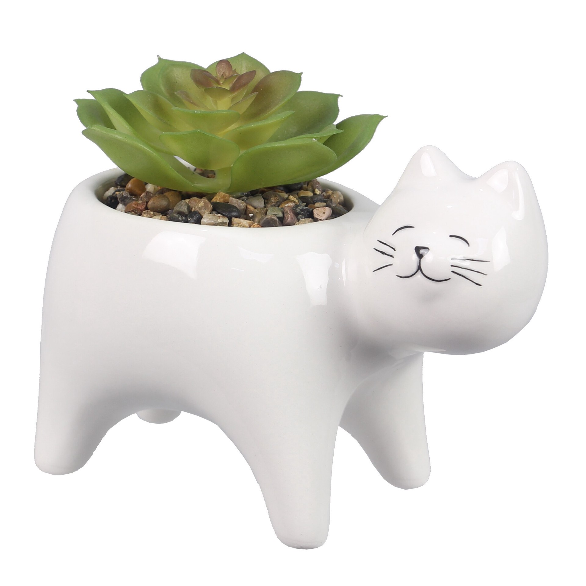 slide 2 of 4, YOUNGS Cat Shape Planter, 1 ct
