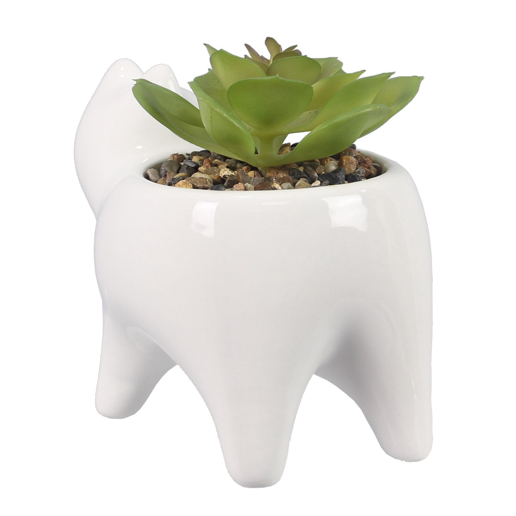 slide 4 of 4, YOUNGS Cat Shape Planter, 1 ct