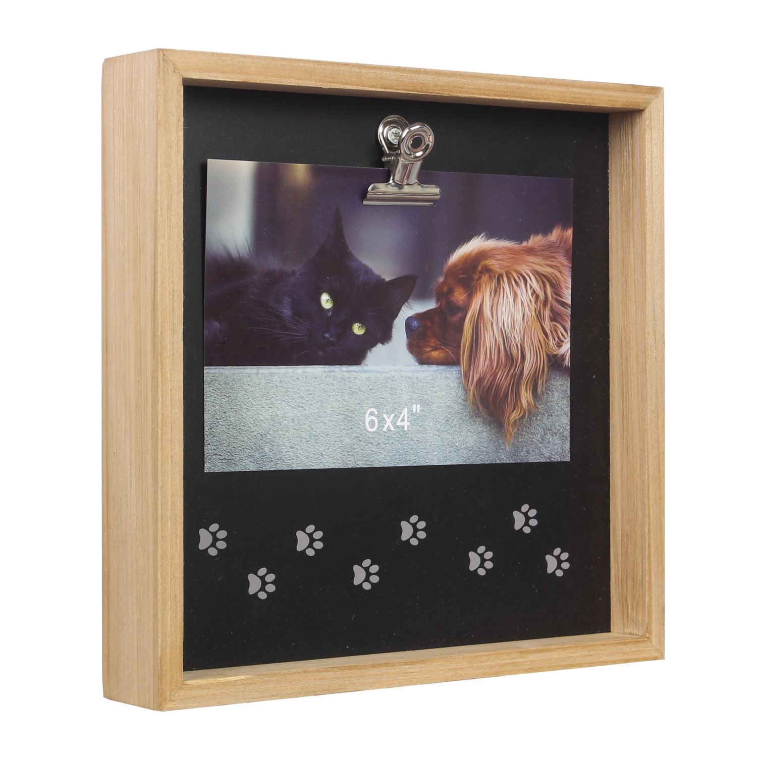 slide 3 of 7, Young's Inc. Wood Pet Clip Photo Frame, 4 X 6 In, 1 ct