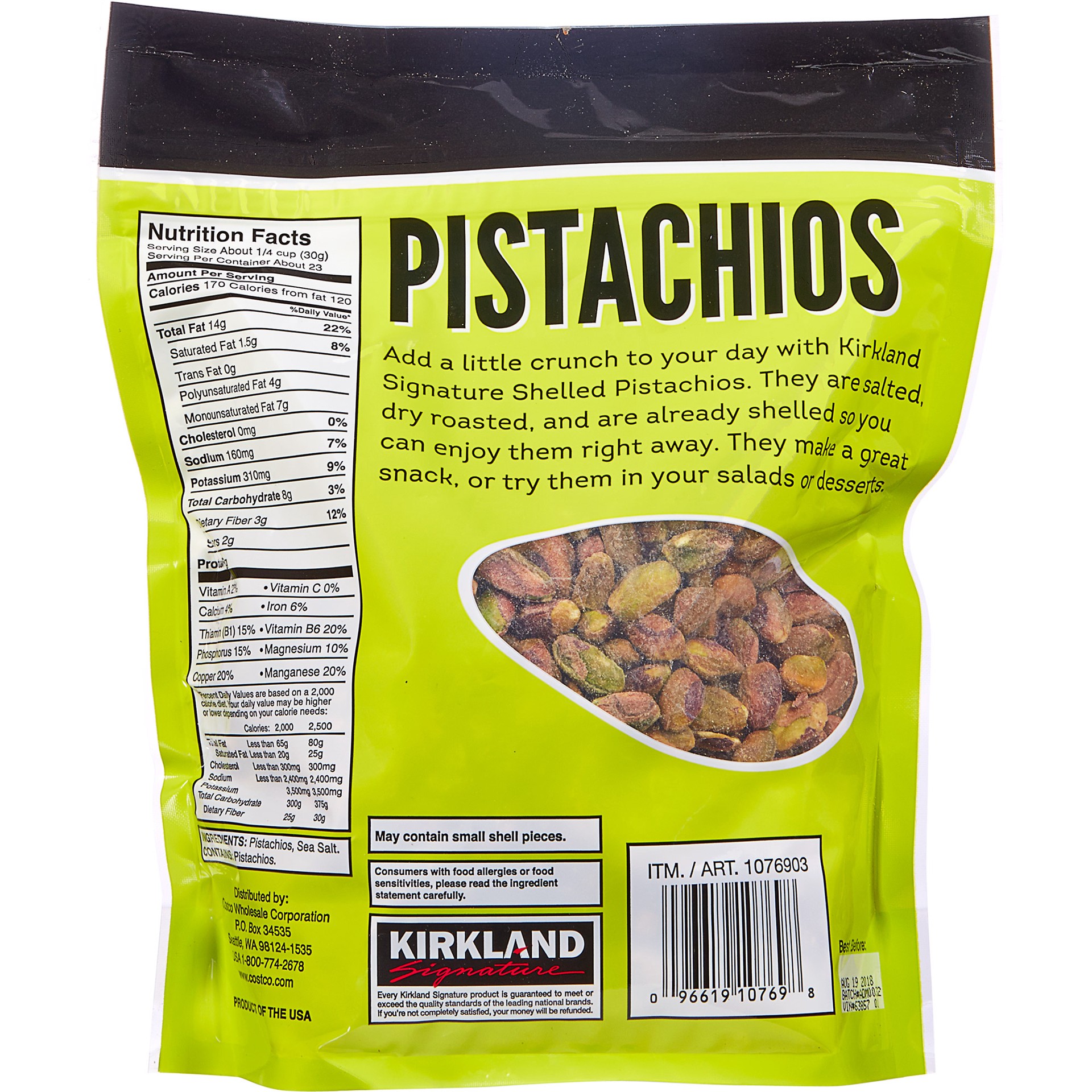 Kirkland Signature Pistachios 24 oz Shipt