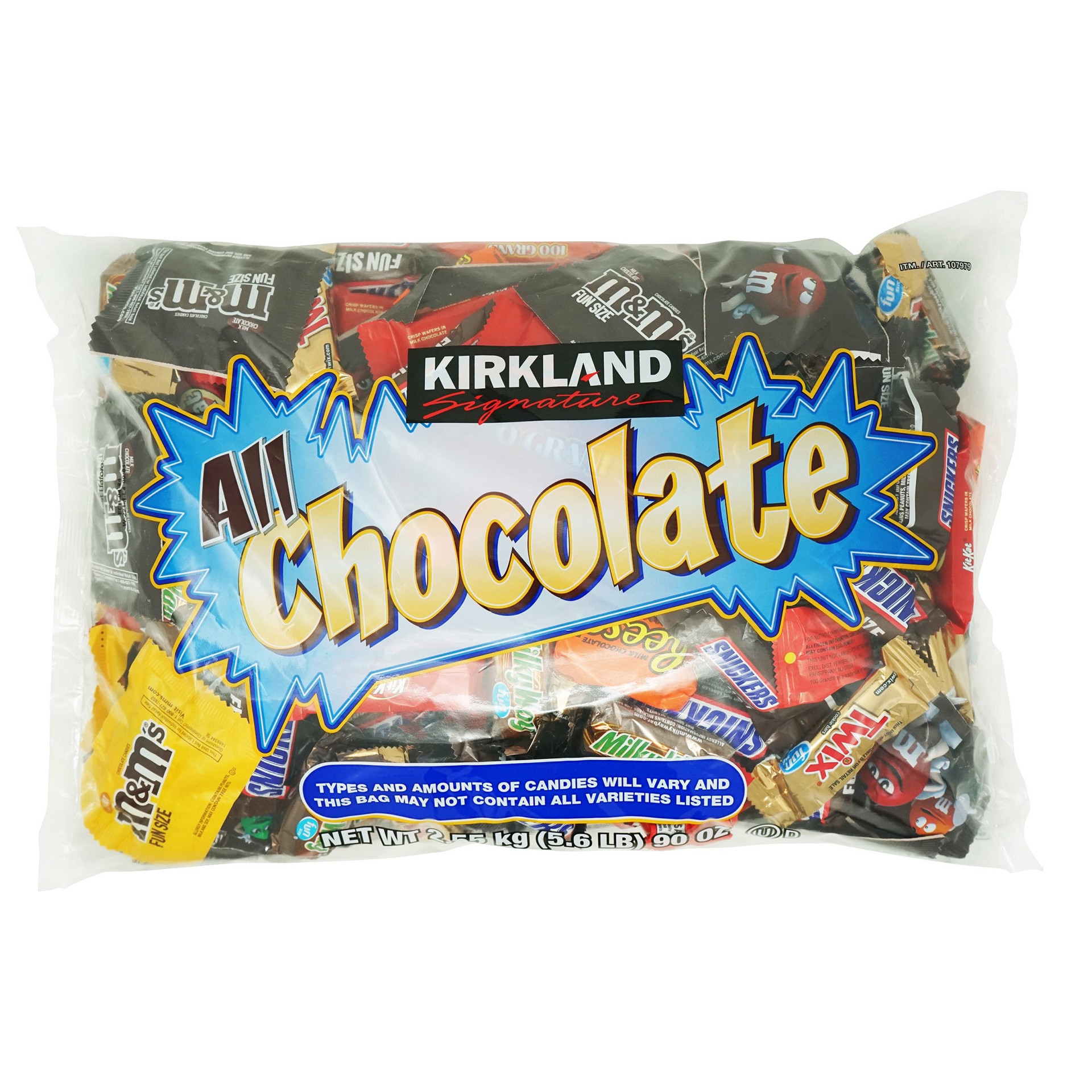 slide 1 of 2, Kirkland Signature All Chocolate Bag Variety, 5.6 lbs, 