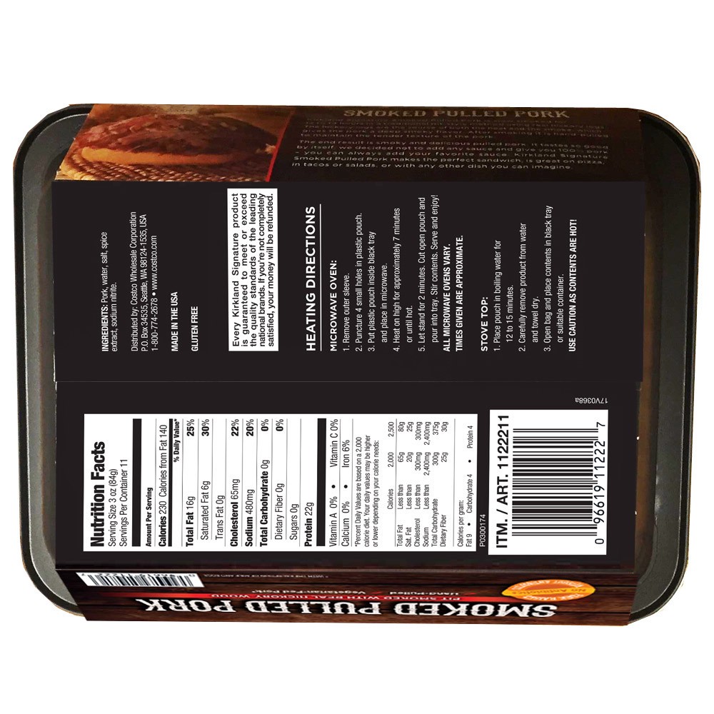 Kirkland smoked pulled pork best sale