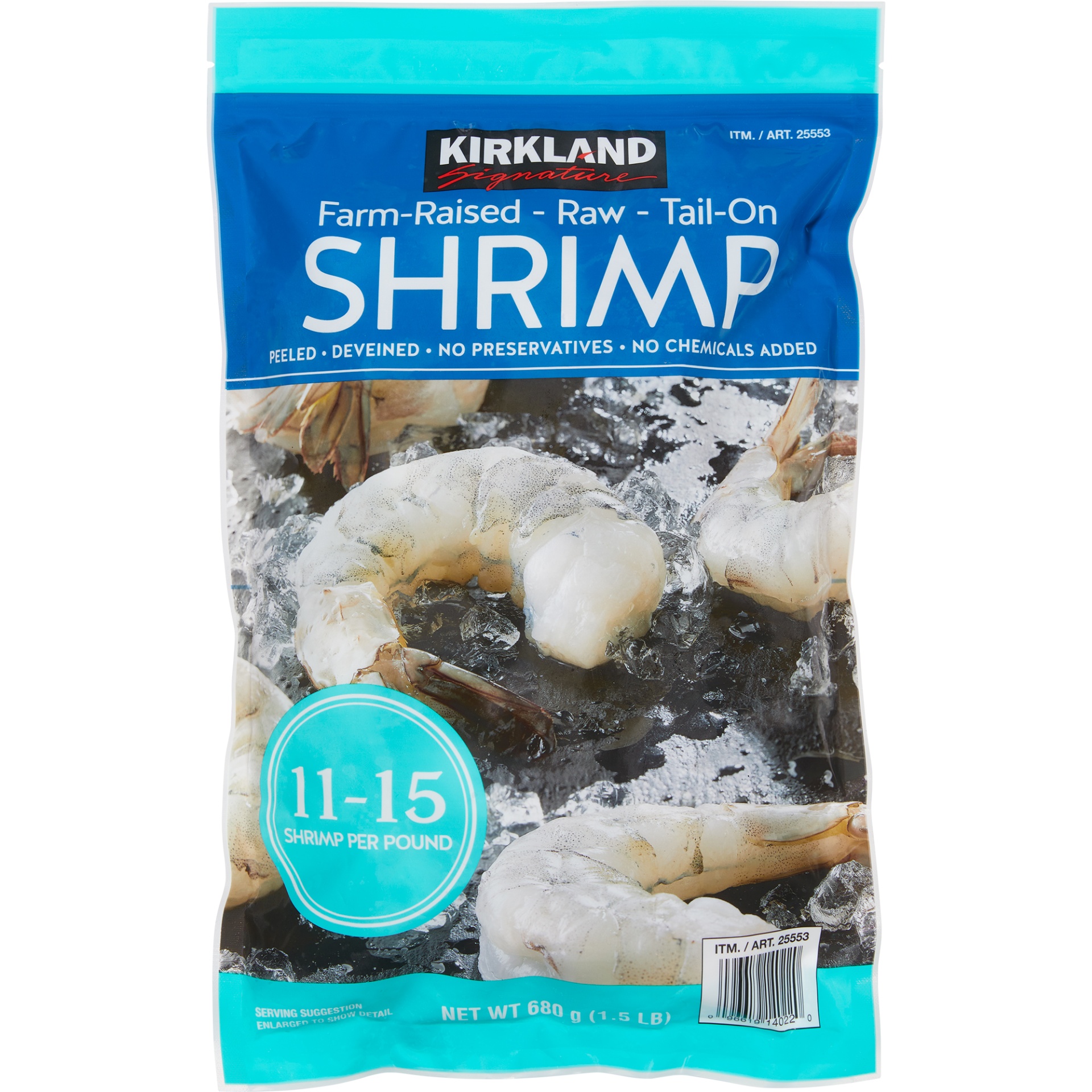 slide 1 of 1, Kirkland Signature Raw Shrimp, 