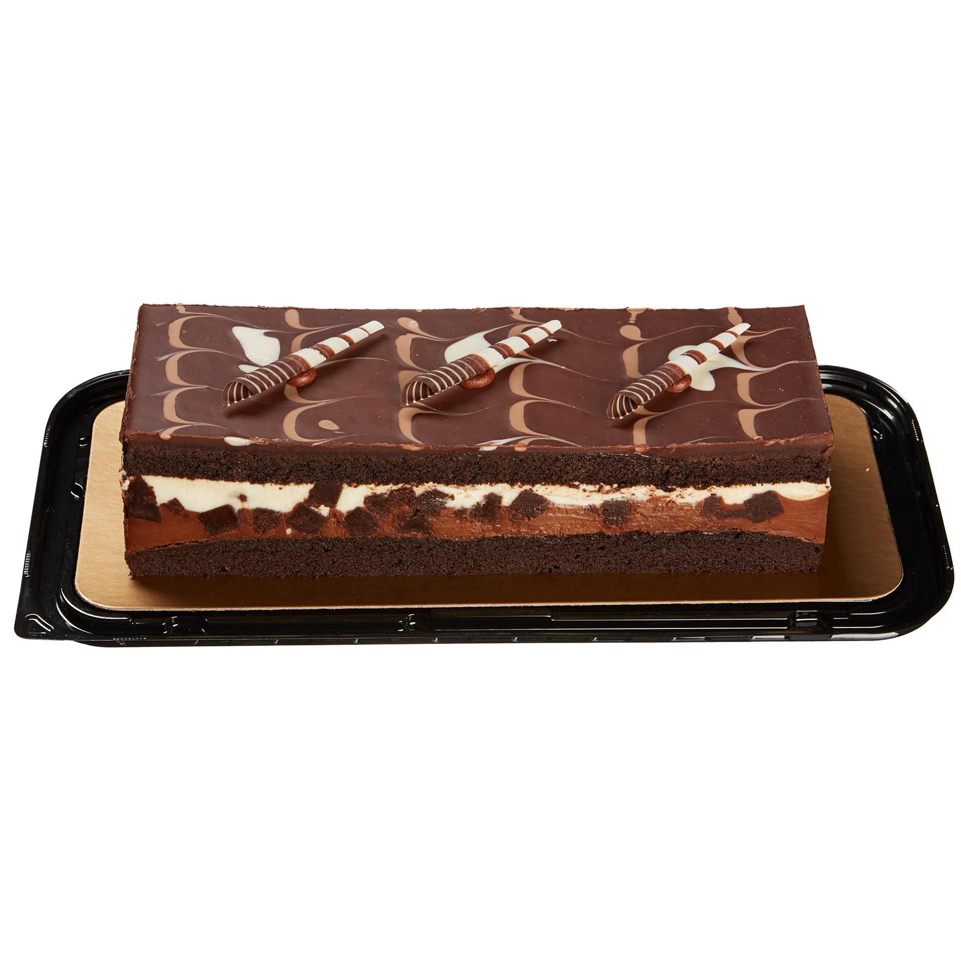 slide 3 of 4, Kirkland Signature Tuxedo Chocolate Mousse Cake, 1 ct