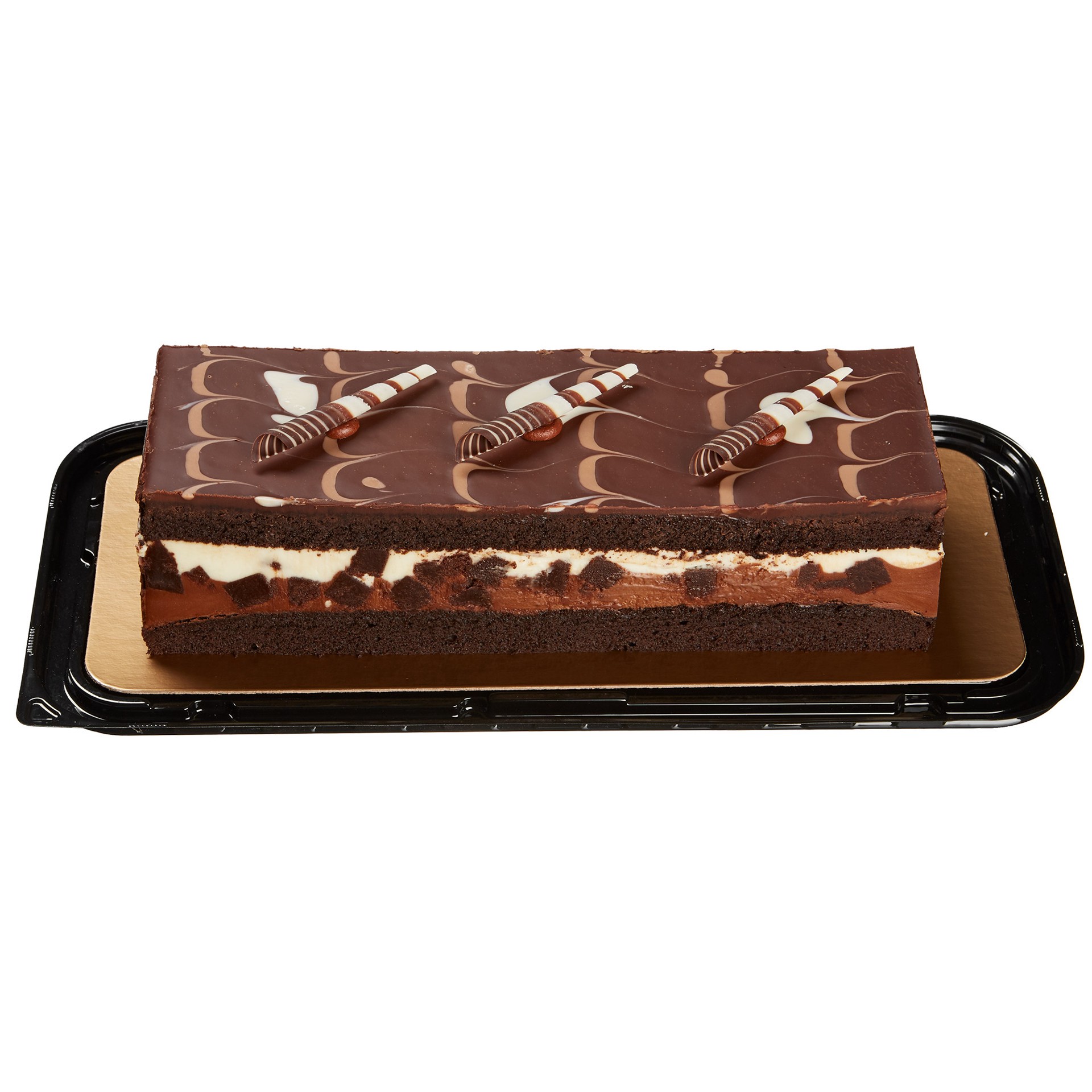 slide 2 of 4, Costco Bakery Kirkland Signature Tuxedo Chocolate Mousse Cake, 