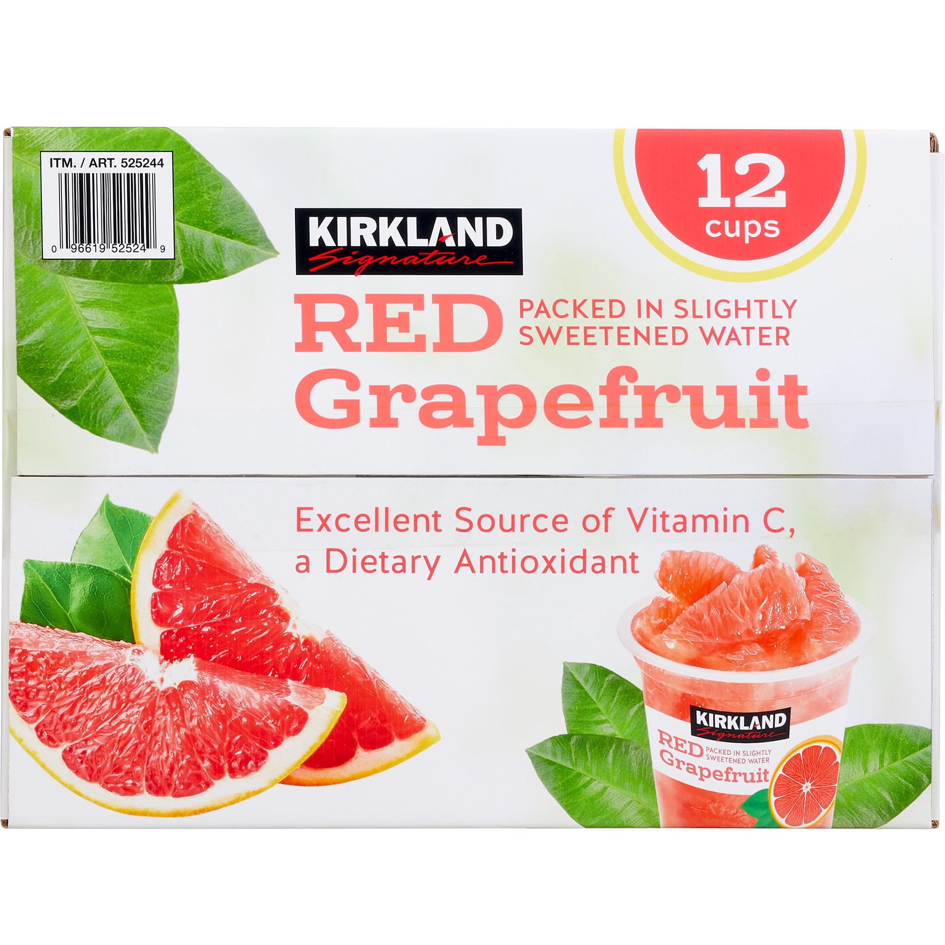 slide 1 of 2, Kirkland Signature Red Grapefruit Cups, 