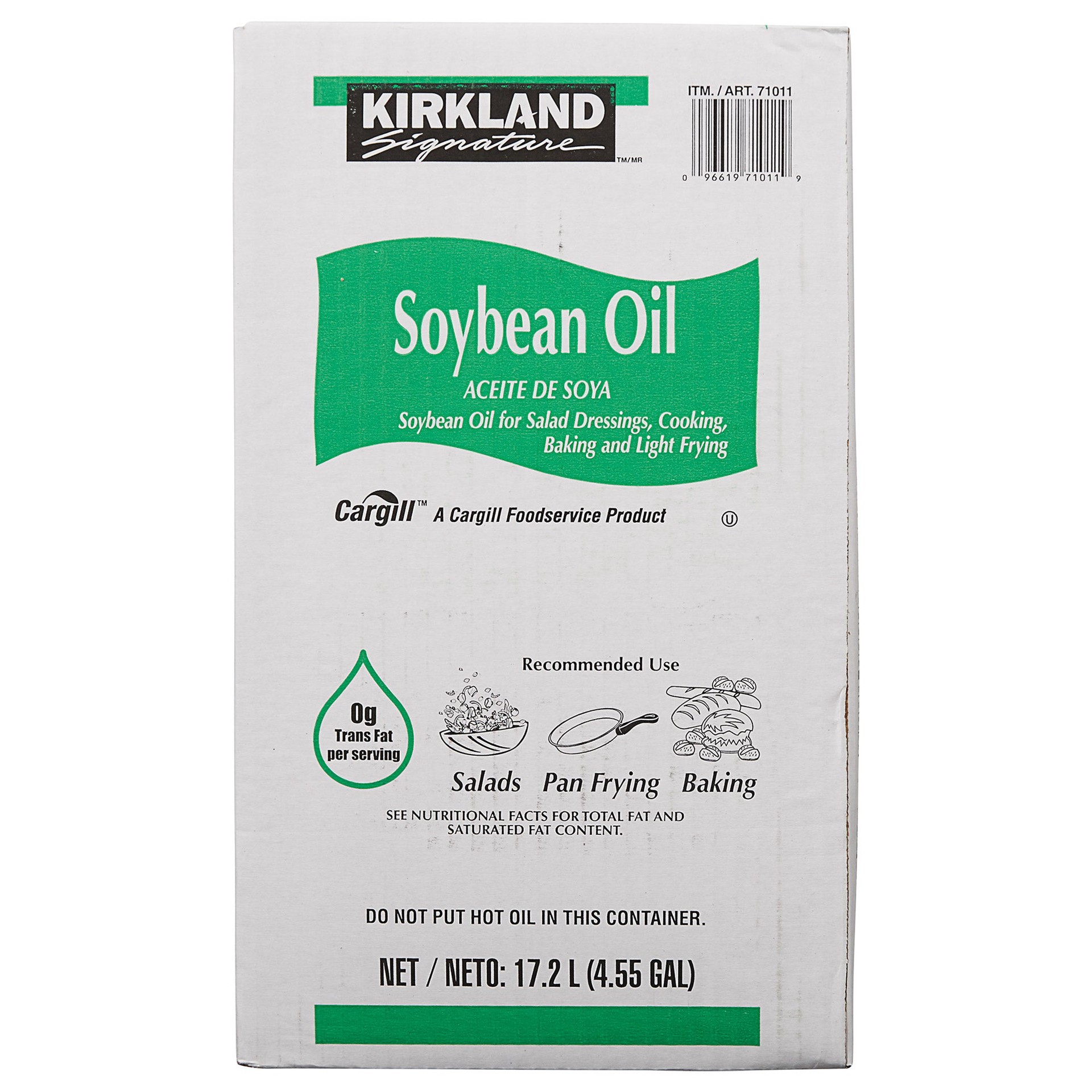 slide 1 of 2, Kirkland Signature Soybean Oil, 4.55 Gal, 