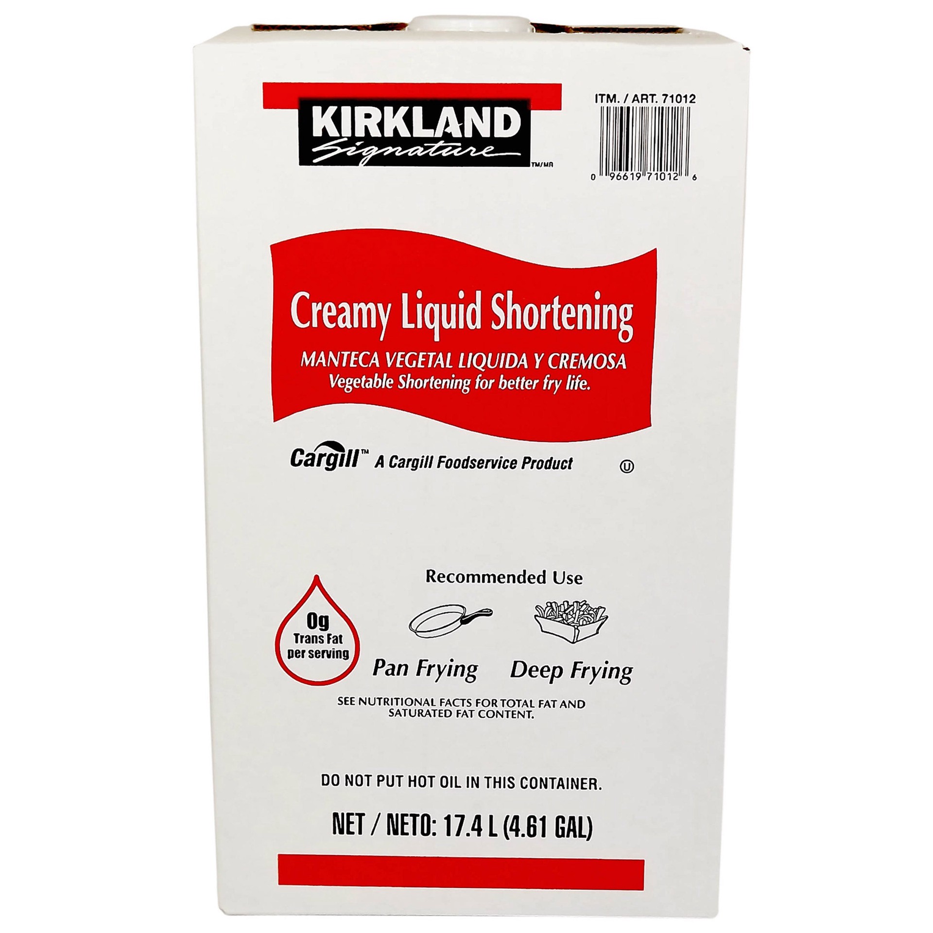 slide 1 of 1, Kirkland Signature Creamy Liquid Shortening, 35 lbs, 