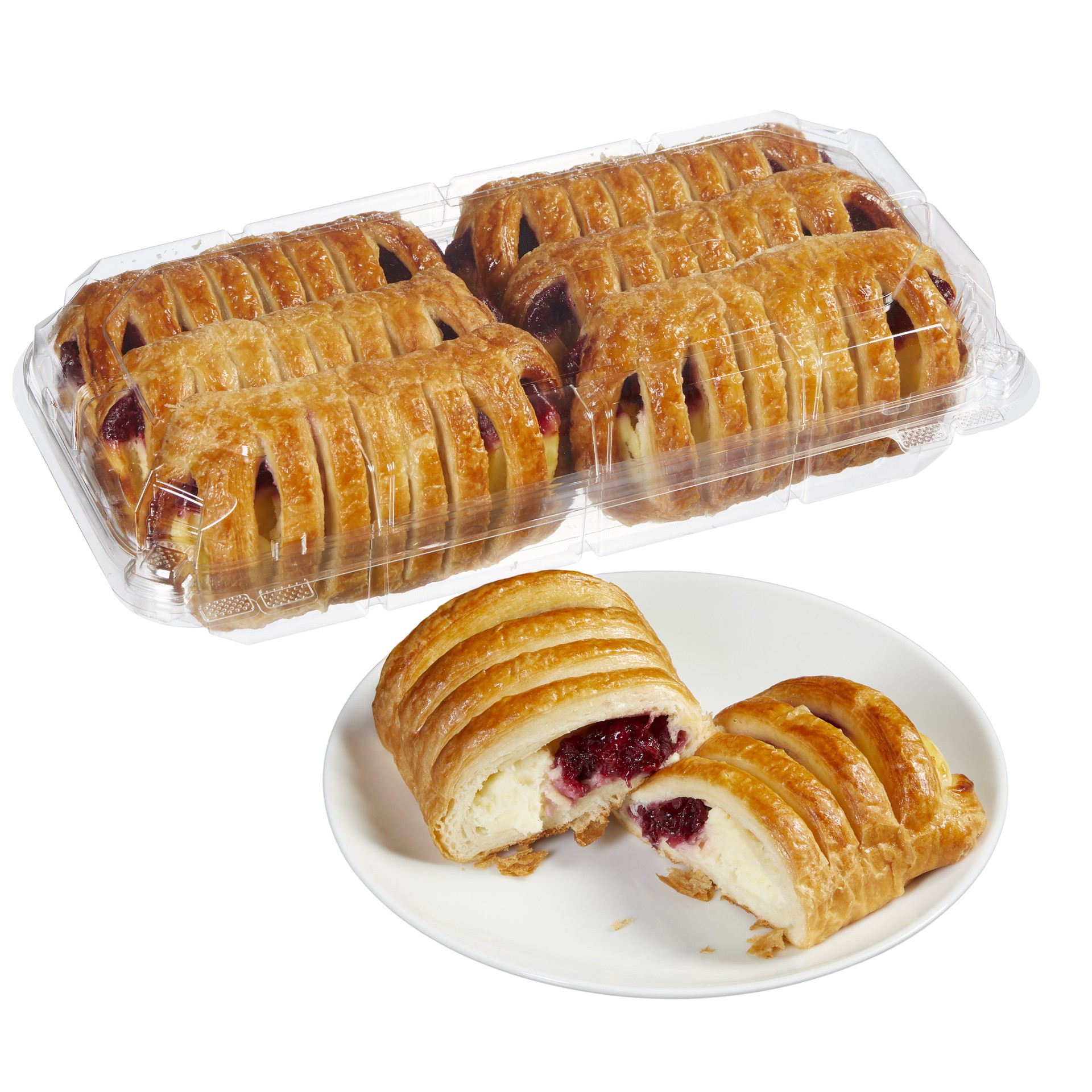 Costco Bakery Kirkland Signature Cherry and Cheese Pastry 6 ct Shipt
