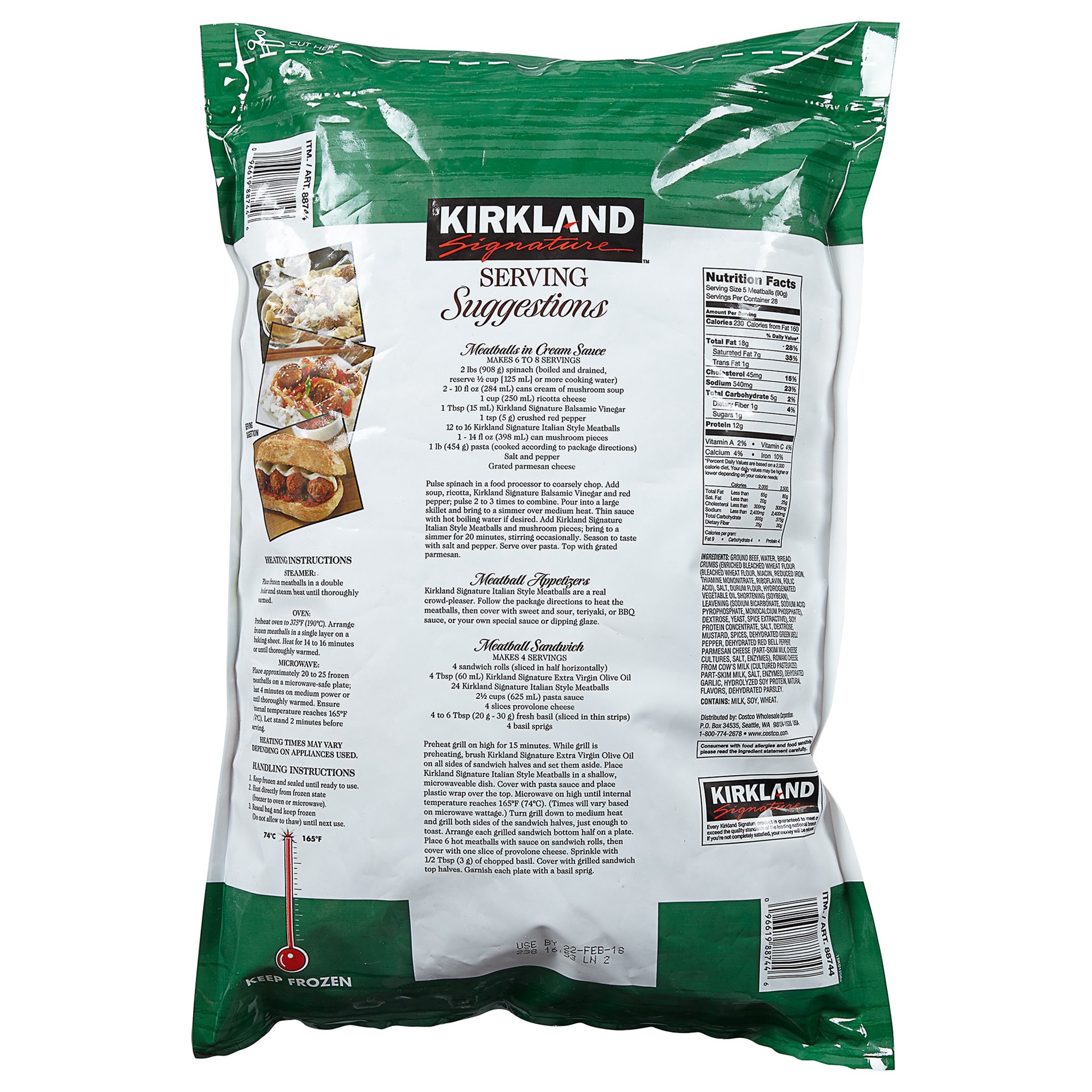 Kirkland Signature Italian Style Meatball 6 Lb Shipt