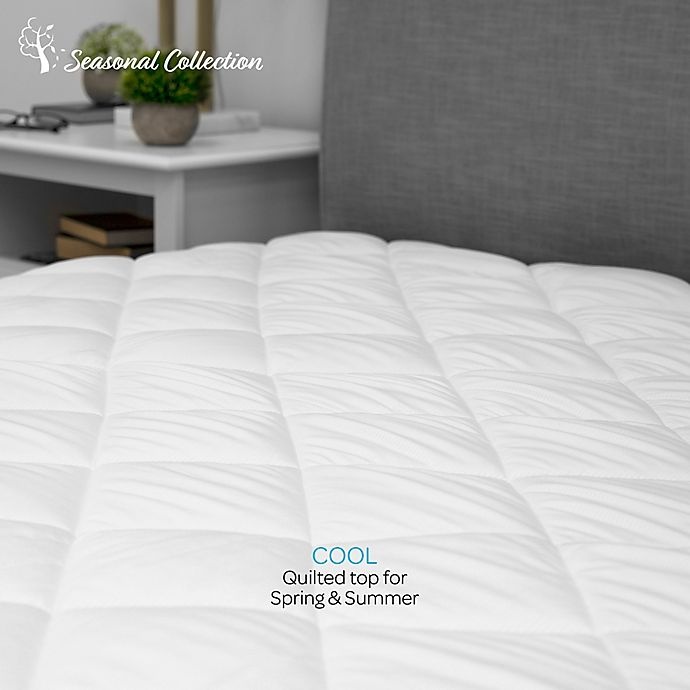 slide 4 of 8, SensorPEDIC All Seasons Reversible Full Mattress Pad, 1 ct