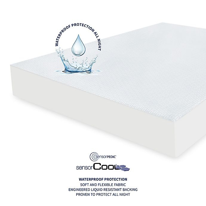 slide 5 of 8, SensorPEDIC SensorCOOL Ultra Cooling Queen Mattress Protector, 1 ct