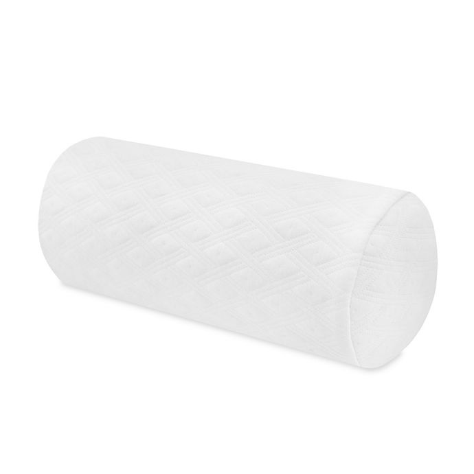 slide 3 of 3, Therapedic Neck Roll Pillow Cover - White, 1 ct