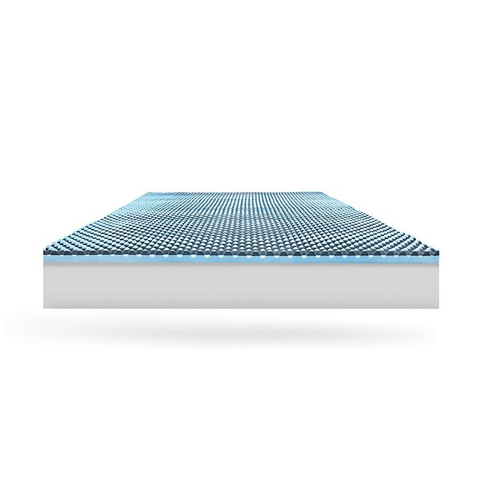 slide 3 of 8, SensorPEDIC Sensorwell 2.5 Charcoal-Infused Memory Foam Twin Mattress Topper'', 1 ct