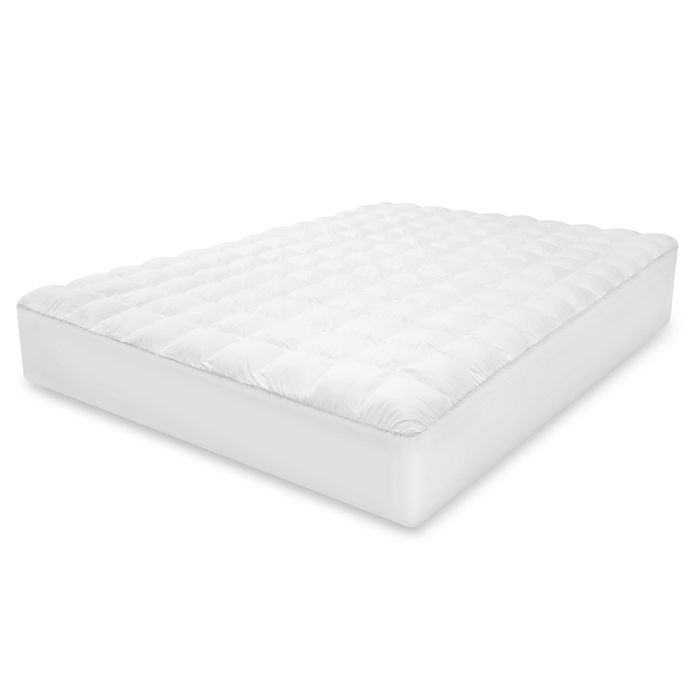 slide 1 of 2, Therapedic Top Loft Gel Fiber Queen Mattress Pad, 1 ct