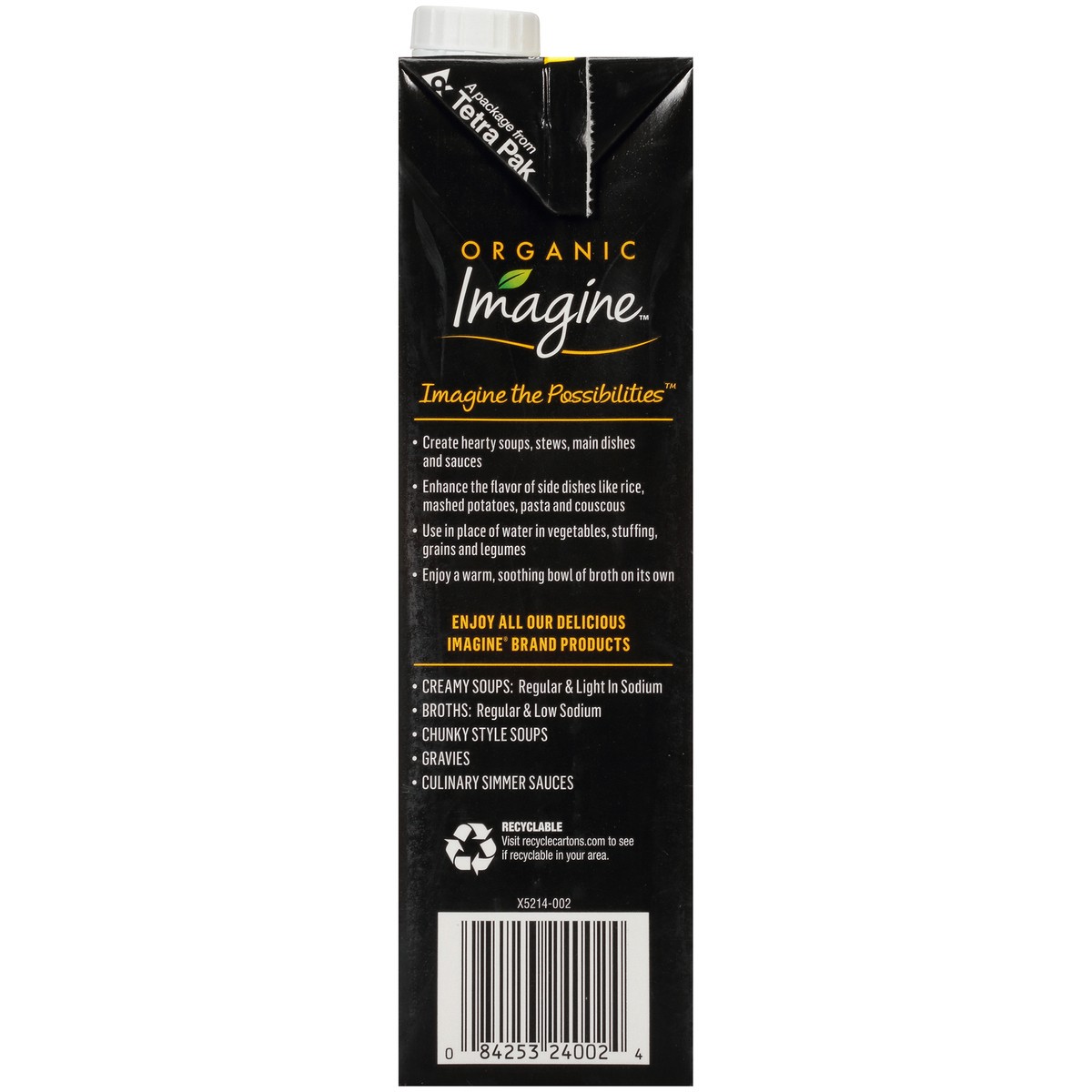 slide 6 of 10, Imagine Organic Low Sodium Vegetable Broth 32 fl. oz. Aseptic Pack, 32 fl oz