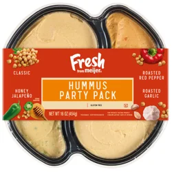 Fresh from Meijer Variety Pack Hummus, 17.6 oz