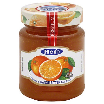 slide 1 of 2, Hero Premium Orange Bitter Fruit Spread, 12 oz