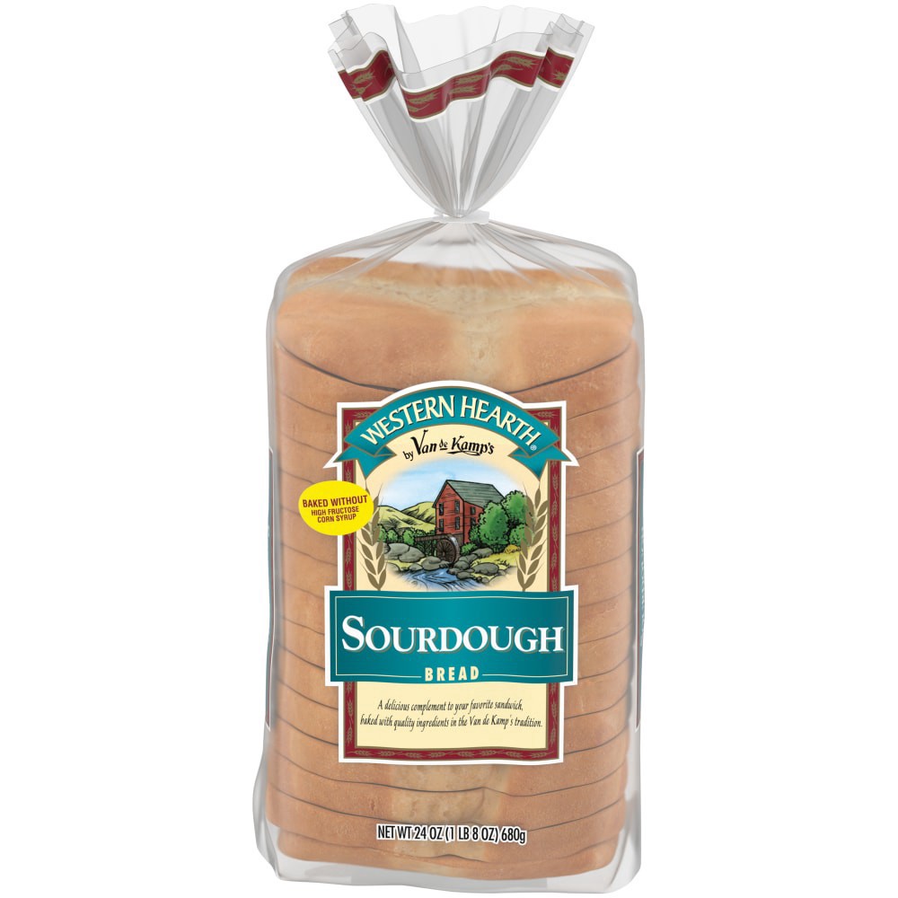 slide 3 of 3, Western Hearth Sourdough Widepan Bread, 24 oz