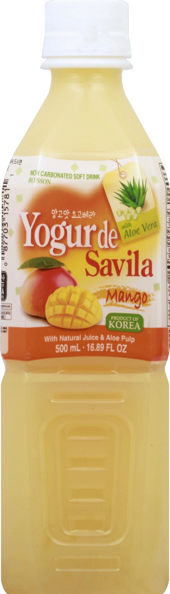 slide 4 of 7, Wang Yogo Vera Juice, Mango, 16.8 oz