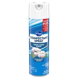 Kroger Fresh Linen Scent Disinfectant Spray