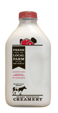 slide 1 of 1, Ozark Mountain Creamery Creamery 2% Milk, 1/2 gal