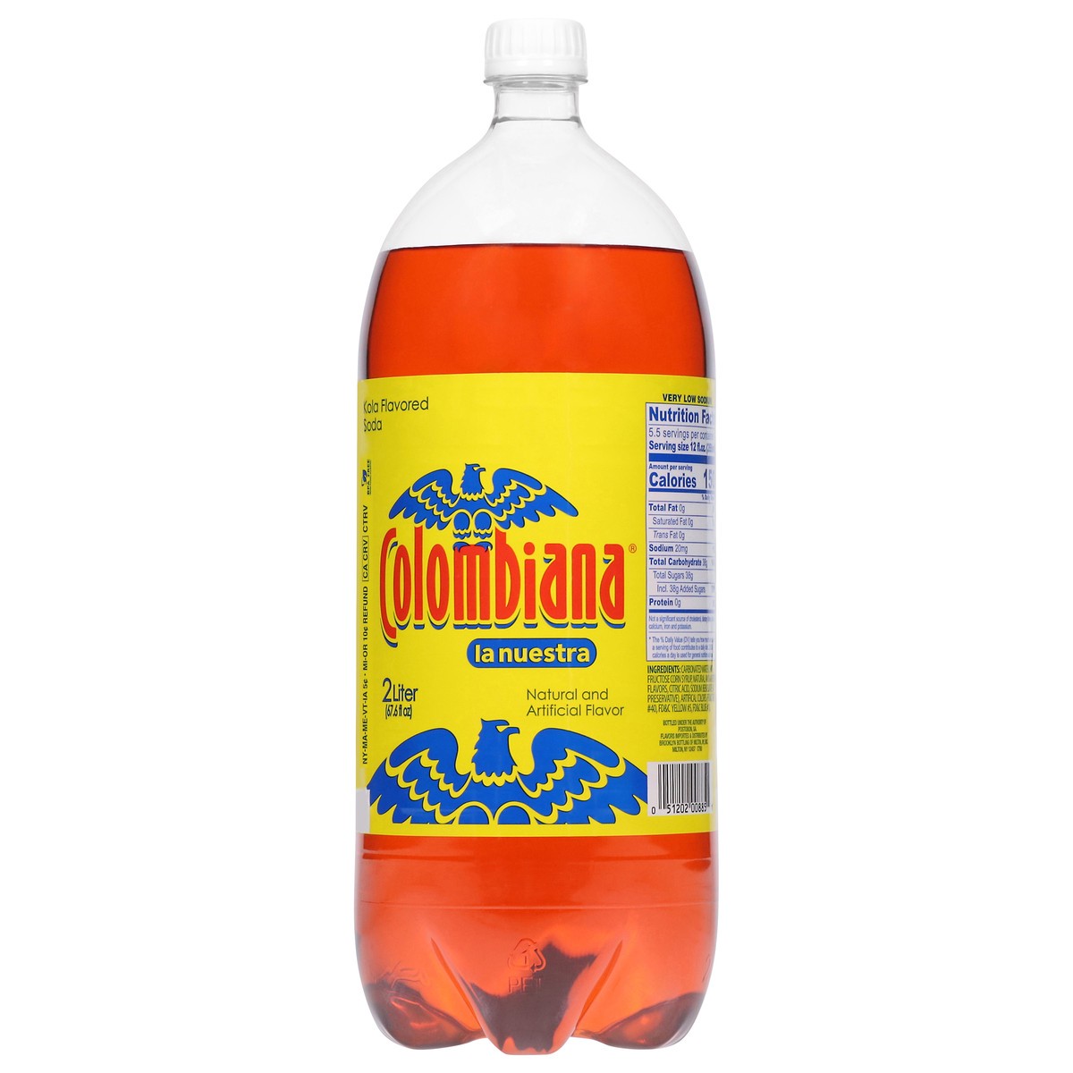 slide 6 of 12, Colombiana Kola Flavored Soda - 2 liter, 2 liter