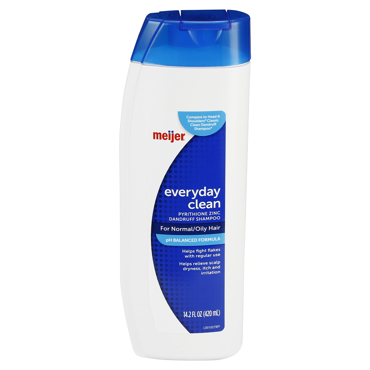 slide 1 of 2, Meijer Everyday Clean Dandruff Shampoo, Normal Hair, 14.2 oz