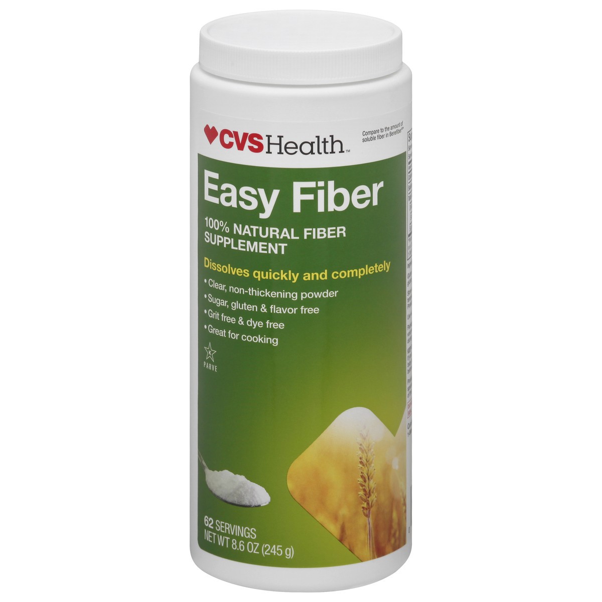 slide 5 of 11, CVS Health Easy Fiber, 62 Servings, 1 ct