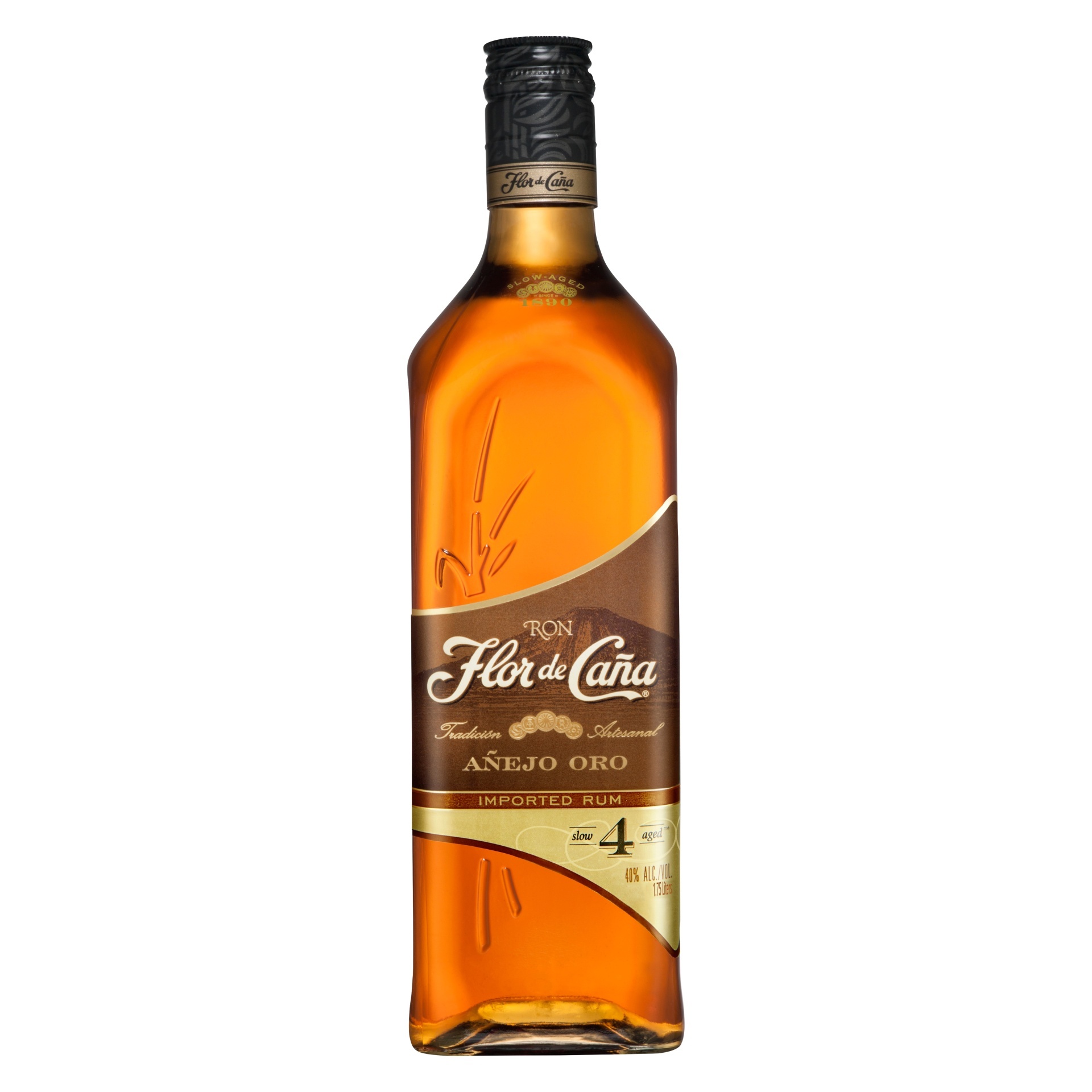slide 1 of 1, Flor de Caña Anejo Oro Rum, 1.75 liter