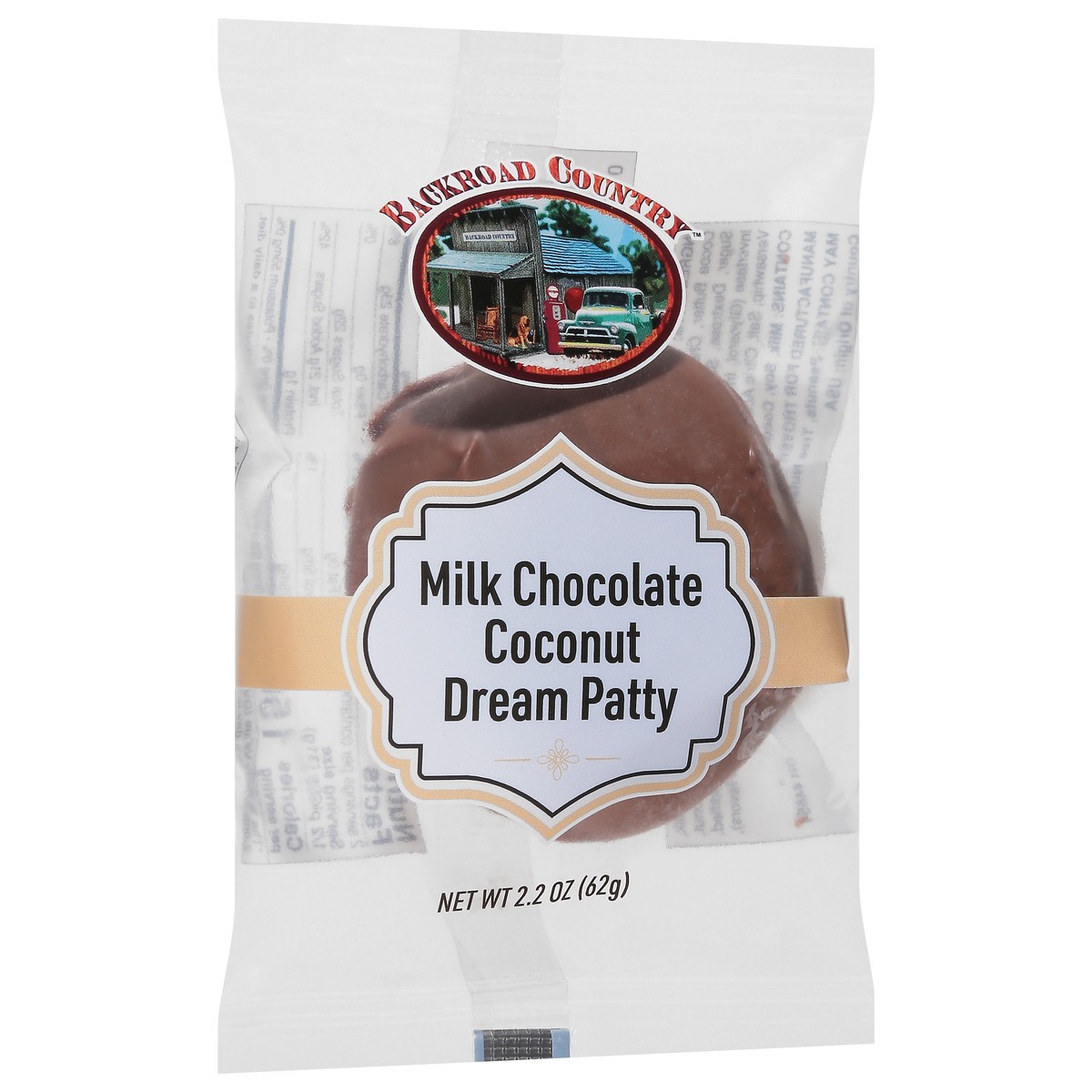 slide 12 of 14, Backroad Country Milk Chocolate Coconut Dream Patty 2.2 oz, 2.2 oz