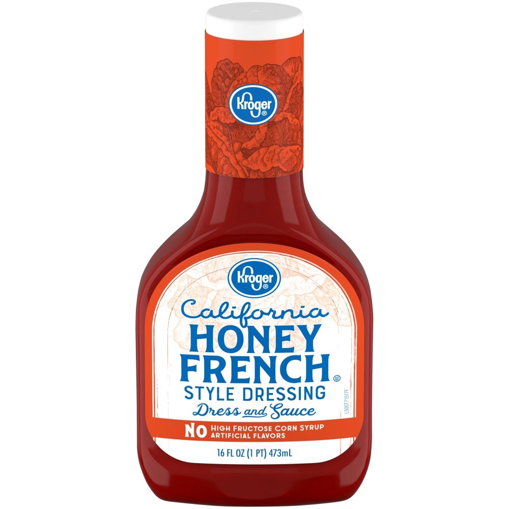 slide 1 of 5, Kroger California Honey French Style Dressing, 16 fl oz