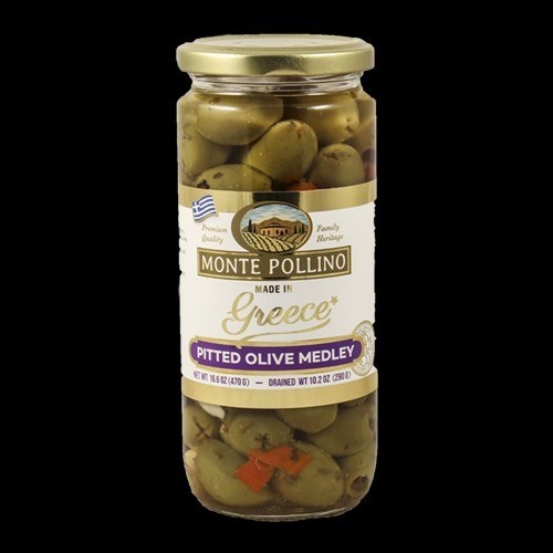 slide 1 of 1, Monte Pollino Pitted Olive Medley, 16.6 oz