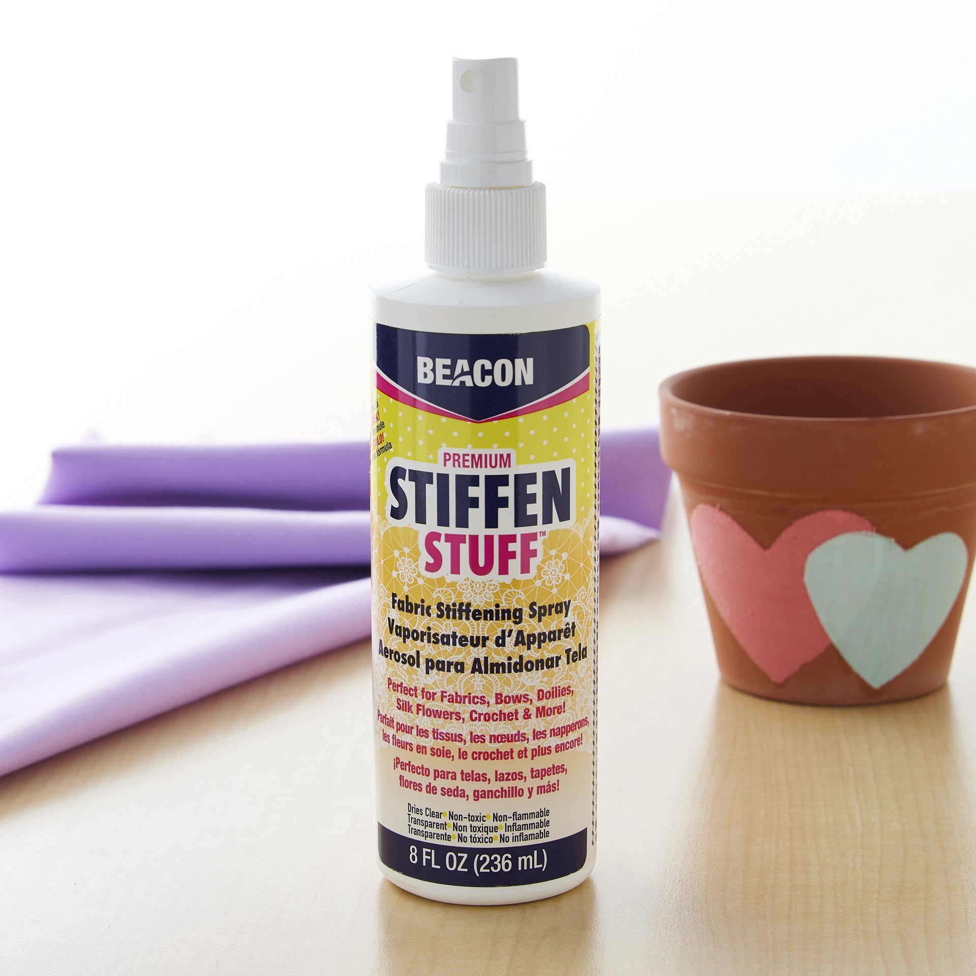 slide 2 of 2, Beacon Stiffen Stuff Fabric Stiffening Spray, 8 fl oz