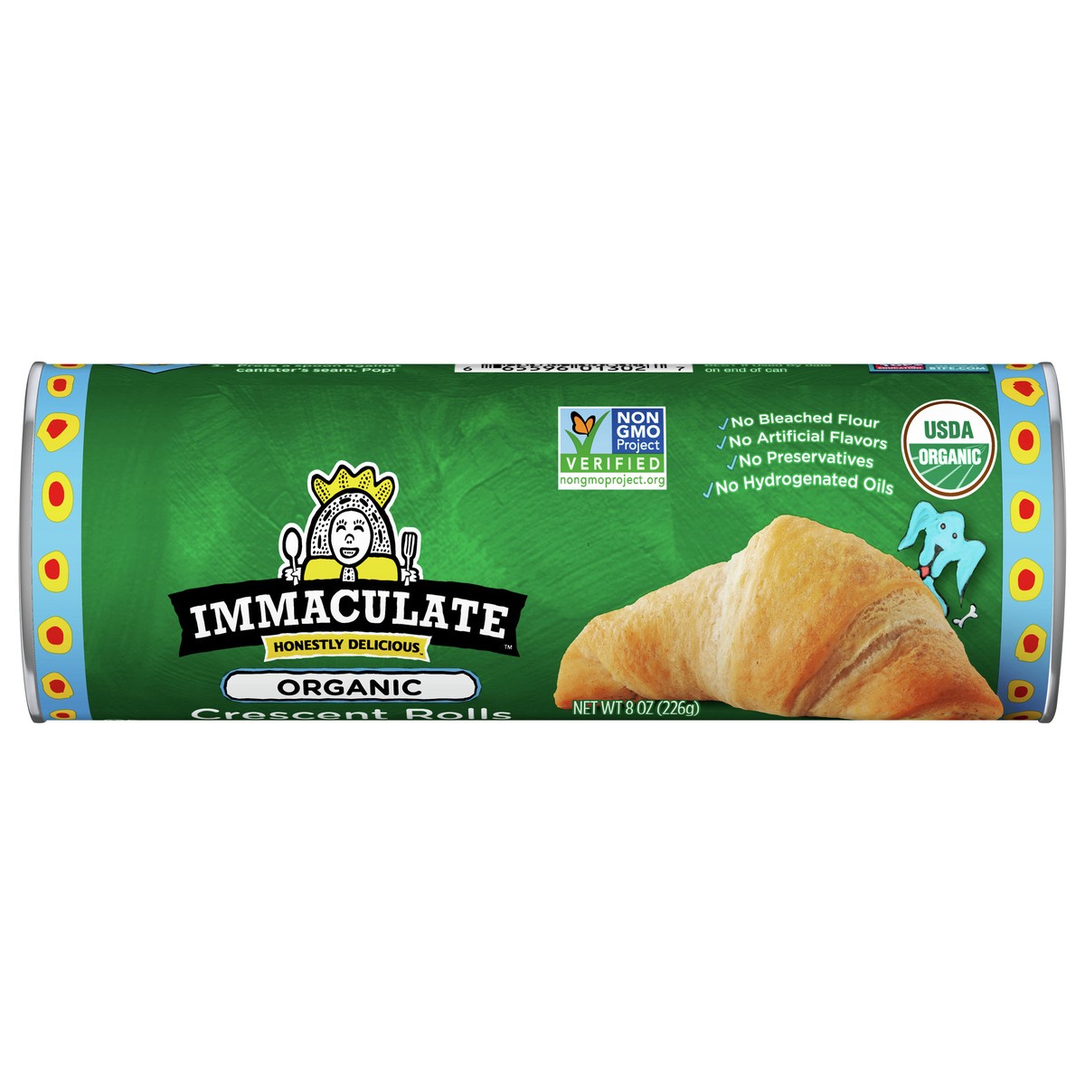 slide 1 of 13, Immaculate Baking Organic Crescent Rolls, 8 Rolls, 8 oz., 8 ct