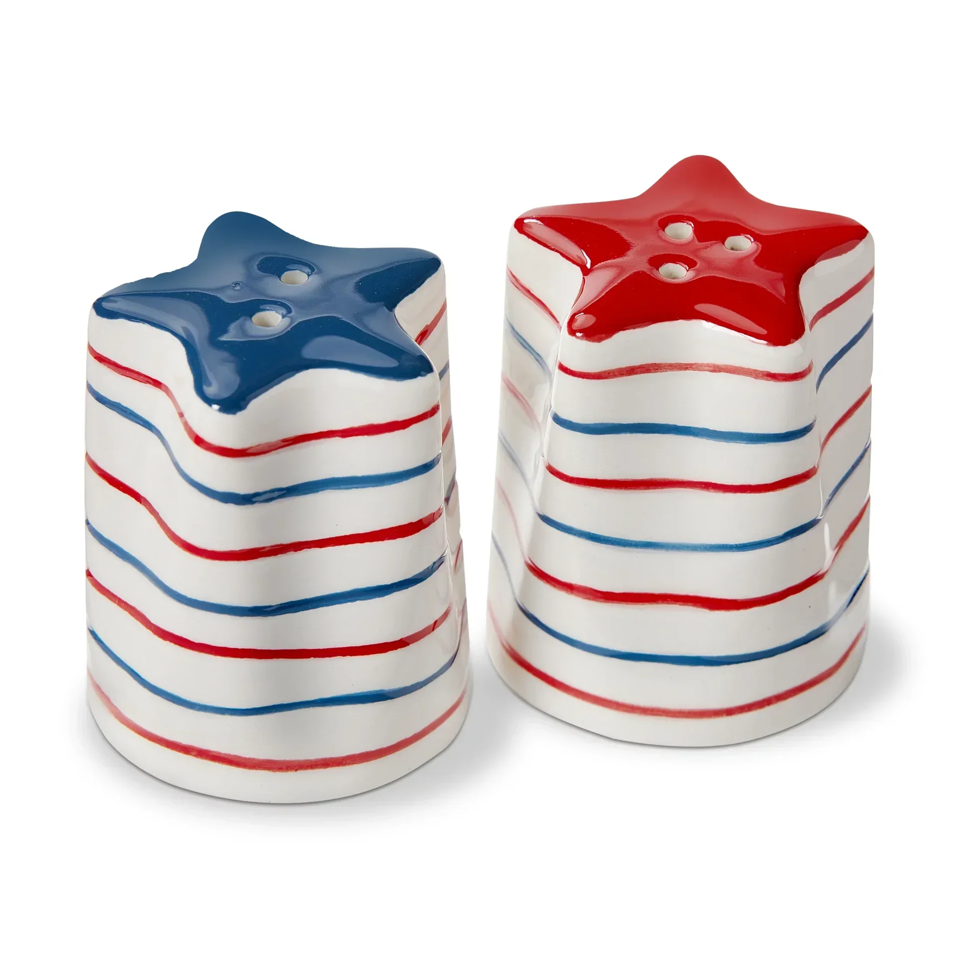slide 1 of 1, Tag Star Salt & Pepper Shakers, 2 ct