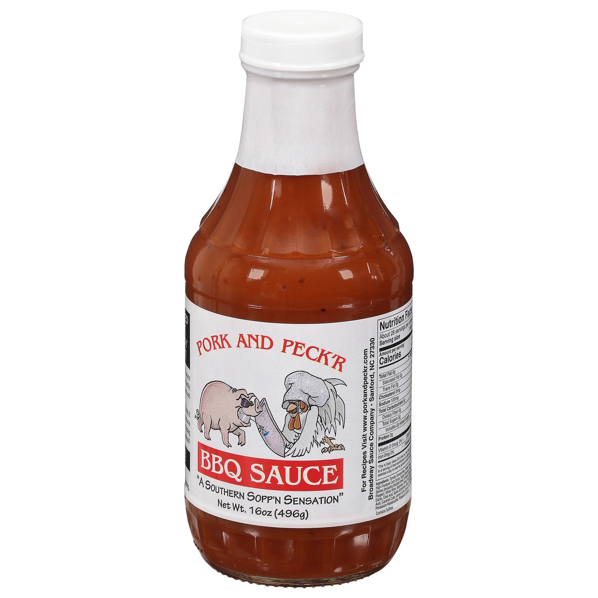 slide 5 of 9, Pork and Peckr BBQ Sauce 16 oz, 16 oz