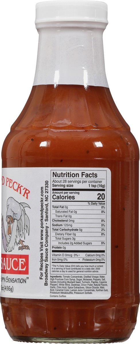 slide 9 of 9, Pork and Peckr BBQ Sauce 16 oz, 16 oz