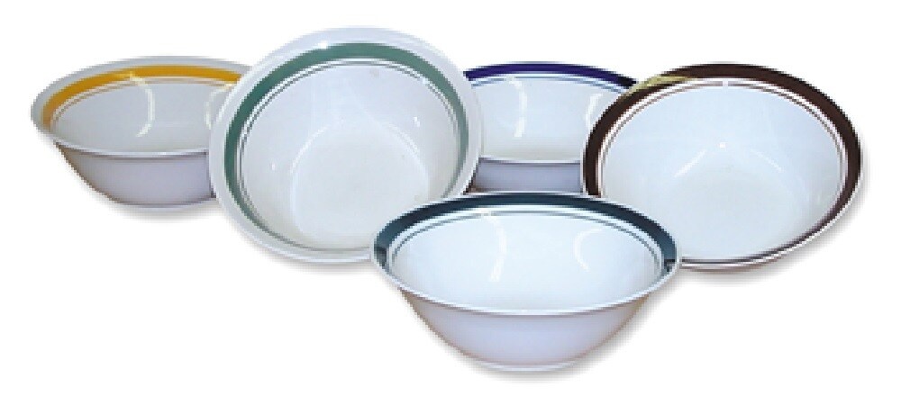 slide 1 of 1, 7in Banded Bowl, 1 ct