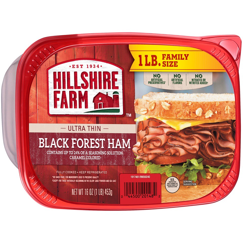 slide 3 of 6, Hillshire Farm Deli Select® Ultra Thin Black Forest Ham, 16 oz, 16 oz