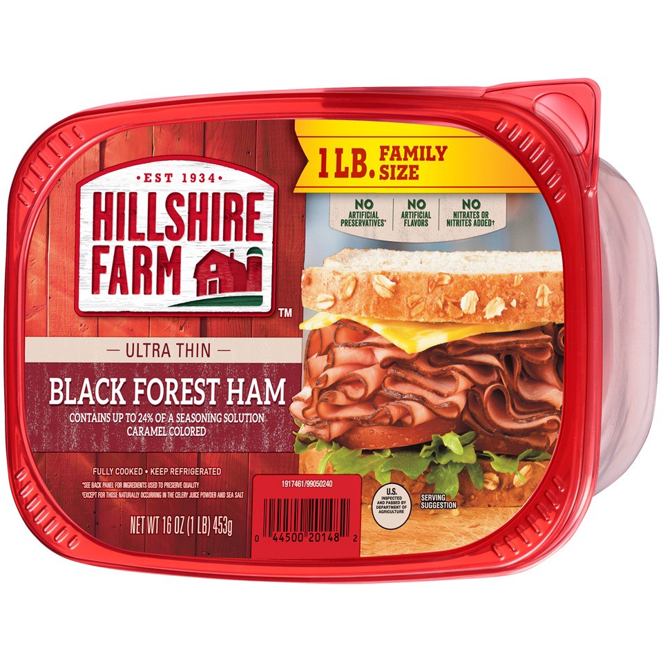 slide 6 of 6, Hillshire Farm Ultra Thin Sliced Black Forest Ham Sandwich Meat, 16 oz, 16 oz