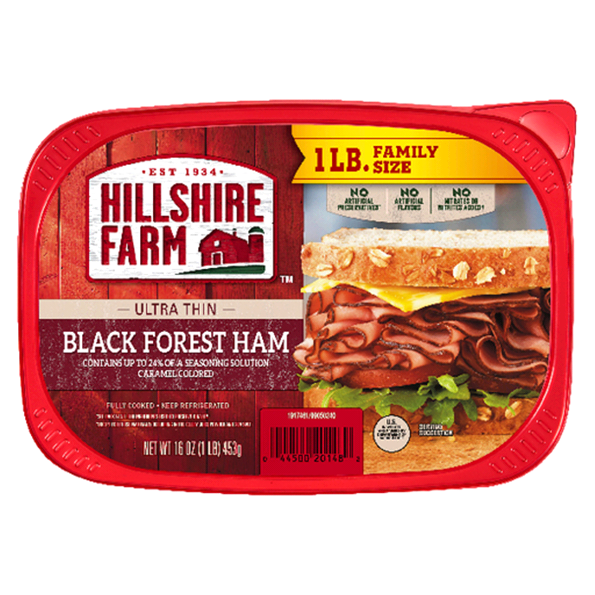 slide 1 of 6, Hillshire Farm Deli Select® Ultra Thin Black Forest Ham, 16 oz, 16 oz