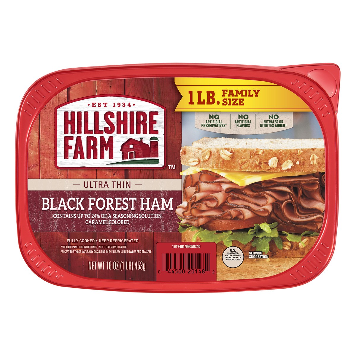 Hillshire Farm Deli Select Ultra Thin Black Forest Ham 16 oz Shipt