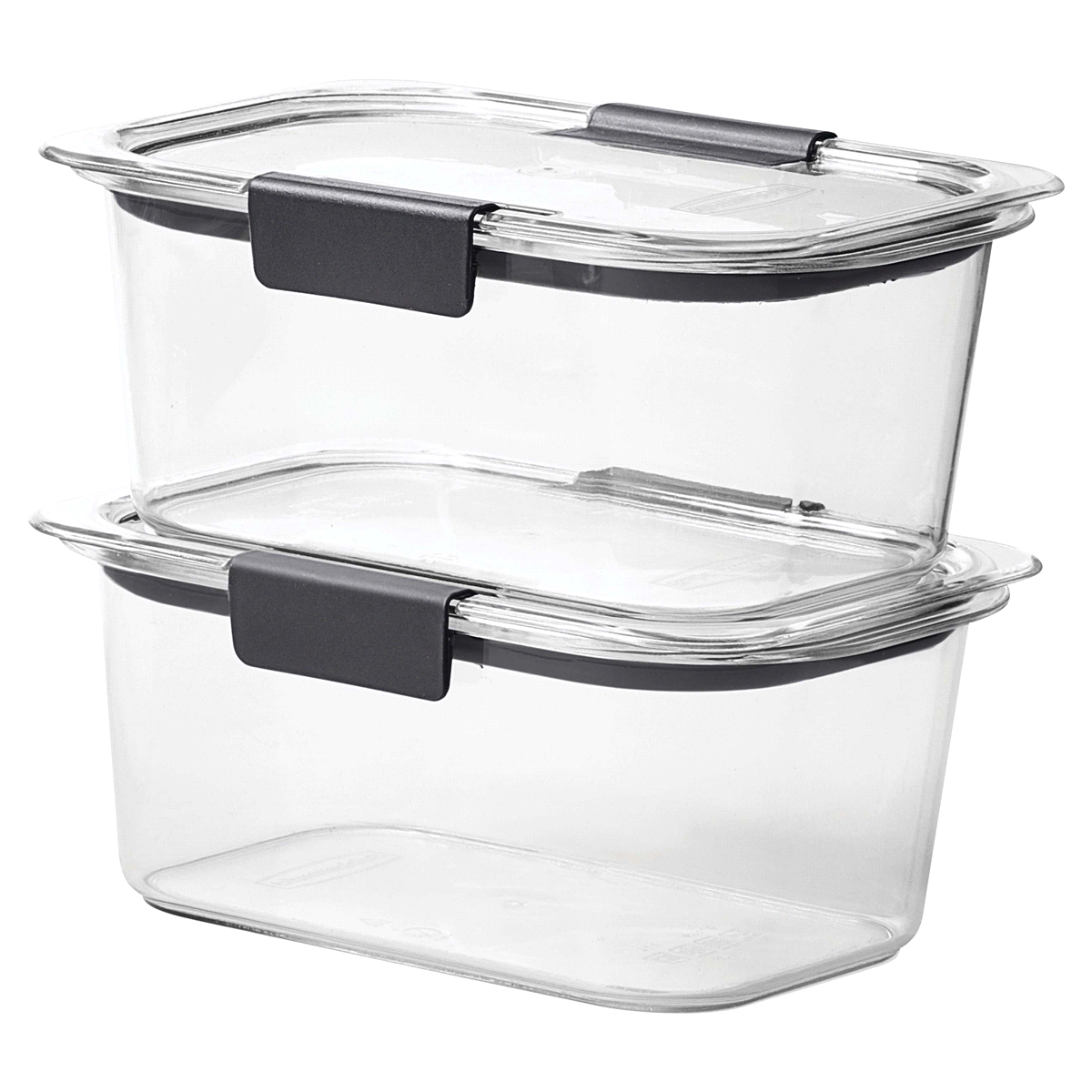 slide 1 of 4, Rubbermaid Brillance Food Storage Container, 2 ct; 4.7 cup