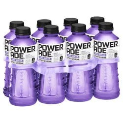 Powerade Zero Grape Sports Drink - 8 ct